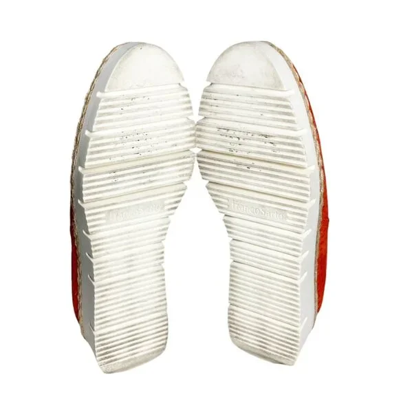 FRANCO SARTO Serla 2 Perforated Suede Platform Espadrille Loafers - Picture 10 of 10